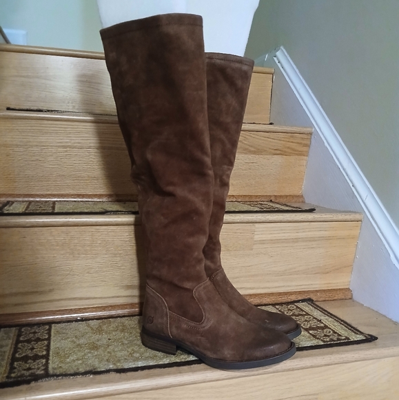 Born Britton Over The Knee Leather Tall Boots Size 6.5 for Women - Picture 3 of 11